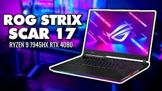Super Powerful ASUS ROG Strix Scar 17 Gaming Laptop - RTX 4080 + Ryzen 9 7945HX