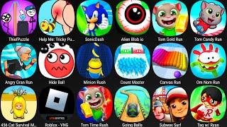 Tom Time RushHelp Me Tricky PuzzleThief PuzzleSonic DashMinion RushGoing BallsSubway Surfer...