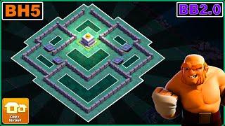 Best BH5 Base BB 2.0  Builder Hall 5 Base COPY Link Updated  Clash of Clans