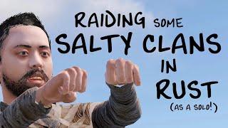 Making SALTY Clans RESTART THEIR WIPE  RUST TROLLING