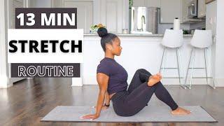 13 min. Full Body Stretch Routine For Tight Muscles Beginner Friendly