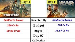 FIGHTER Vs WAR Movie Day 11 Box Office Collection  Fighter Movie box office collection 