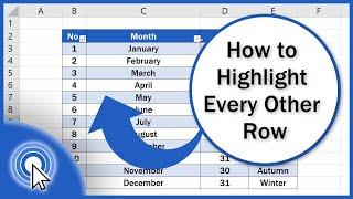 How to Highlight Every Other Row in Excel Quick and Easy