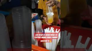 Es jeruk peras 3000an laris banget ide jualan minuman kekinian gak kenal musim #shorts