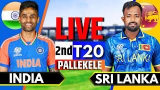 India vs Sri Lanka 2nd T20  Live Cricket Match Today  IND vs SL Live Match Today  SL Batting