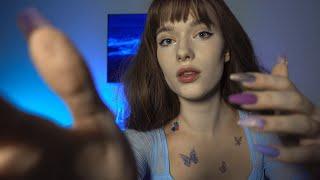 ASMR Calm you down with relaxing hand movements layered sounds no talking