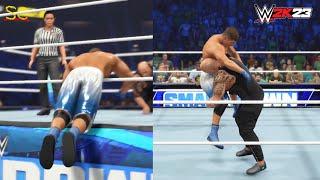 Rolling Thunder Stunner Reversed Into A Spinebuster  WWE 2K23 Edits