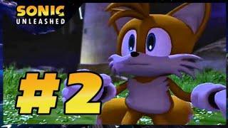 Sonic Unleashed Walkthrough Gameplay Part 2 Rescuing Tails In Apotos - Xbox 360