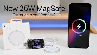 New MagSafe 25W Charger - Faster Than Expected on Old iPhone