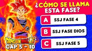 Adivina ¿Cuánto sabes de DRAGON BALL SUPER?️ Capítulo 5- 10  Quiz anime  SOR anime