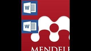 How to link MS Word to Mendeley Desktop?