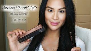 Anastasia Beverly Hills Brow Definer vs Brow Wiz