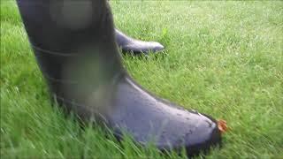 Walking on grass