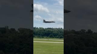 F-35C Lightning II demo team blasting out at the 2024 Spirit of St. Louis Air Show in Missouri