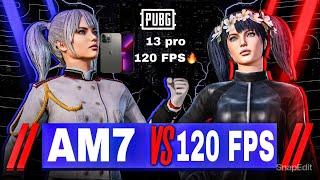 New device 120 FPS️First match with iPhone 13 pro in TDM AM7  vs 120 FPSآیفون ۱۳ پرو گرفتم