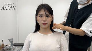 ASMR  hair clinic with good girl ️ South Koreas hairdresser