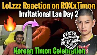 LoLzzz Reaction on Timon Korean team WWCD Celebration  India - Korean Invitational Lan Day 2