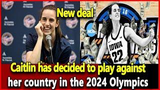 Caitlin Clark Makes Decision On Playing For Another Country In 2024 Olympics. wnba top news today.