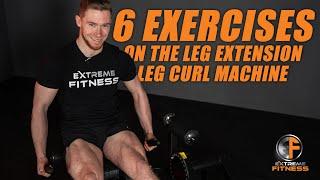 Extreme Fitness Leg Extension & Curl Machine