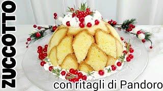 Prepara questo dolce per le feste Zuccotto di pandoro con crema al mascarpone. Facile e deffetto