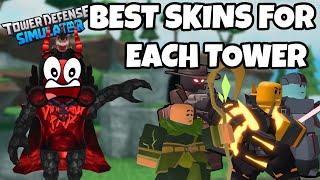 The Best Skins for Every Tower in Roblox Tower Defense Simulator TDS