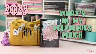 WHATS IN MY DELPHONICS POUCH  CHATTY PLANNER POUCH REVAMP \ SALTY KATIE