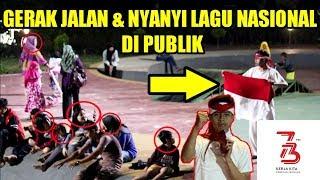 PRANK NYANYI LAGU NASIONAL + GERAK JALAN DI PUBLIK  SPESIAL HUT RI KE-73  Prank Indonesia