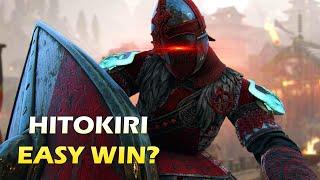 For Honor Picking Hitorkiri For The Easy Win? NOPE