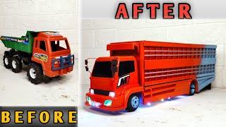 HOW TO MODIFY A PLASTIC TRUCK TO A SULAWESI TRUCK Modified Plastic Truck