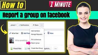 How to report a group on facebook 2024