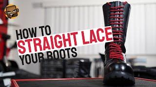 How to Straight Lace Your Boots #MacPack #StraightLace #Boots