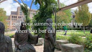 The Summons John Bell - LYRIC VIDEO  Notre Dame Folk Choir