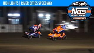 World of Outlaws NOS Energy Drink Sprint Cars  River Cities Speedway  June 7 2024  HIGHLIGHTS