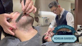 ASMR Shave & Face Massage by Master Barber Han  Butter Barbershop Yeoksam