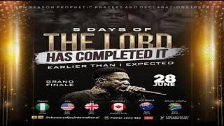 5 DAYS OF THE LORD HAS COMPLETED IT EARLIER THAN I EXPECTED - DAY 5  NSPPD  28TH JUNE 2024