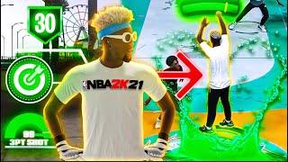 THIS “STRETCH BIG” BUILD in NBA 2K21 IS UNSTOPPABLE BEST STRETCH FOUR BUILD IN NBA 2K21
