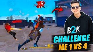 1 VS 4 B2K IMPOSSIBLE CHALLENGE POCO F3  SETTINGS ️ HUD + SENSI + DPI FREE FIRE HIGHLIGHTS 