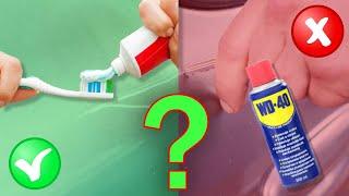 How to Repair Scratches on your Car  Save Hundreds of Dollars using wd40 tooth paste or polish?