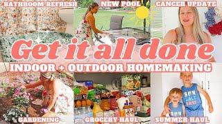 GET IT ALL DONE  INDOOR + OUTDOOR CLEAN WITH ME  ALL DAY EXTREME CLEANING MOTIVATION  MarieLove