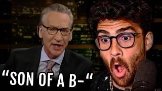 Bill Maher PUBLIC MELTDOWN On His Show After Getting Fact Checked  Hasanabi reacts