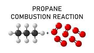 Propane Combustion Reaction Animation  Organic Chemistry  #shorts