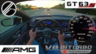 Mercedes-AMG GT 63 S E PERFORMANCE  843 PS  Top Speed Drive German Autobahn No Speed Limit POV