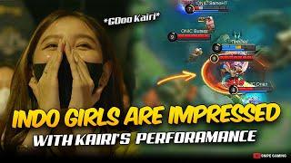 ONIC GIRLS ARE SO IMPRESSED WITH KAIRIS PERFORMANCE . . . 