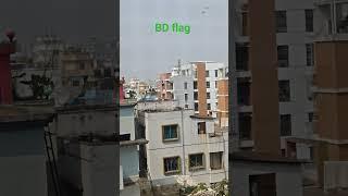 আকাশে বাংলাদেশের পতাকা #shorts #youtubeshorts #bdflag #helicopter