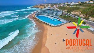 One of the largest saltwater pools in Europe  Praia Grande  Praia das Maçãs ️ Sintra ️4KUltra HD