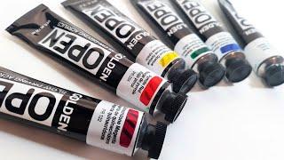 Golden Open Acrylic Paint Review