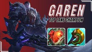 WILD RIFT - GAREN TOP LANE GAMEPLAY S13  BUILD & RUNES