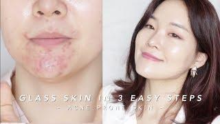 How to get Glass Skin in 3 steps #lazygirlhack  단 3단계로 광채피부만들기