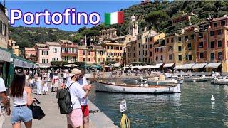 Portofino Italy   Walking Tour July 4 2024 4K 60FPS HD