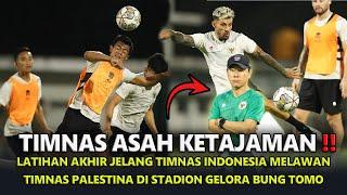 LATIHAN AKHIR TIMNAS HARI INI  ASAH KETAJAMAN JELANG FIFA MATCHDAY LAWAN TIMNAS PALESTINA